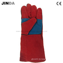 Rindsleder Industrielle Schweißhandschuhe (L010)